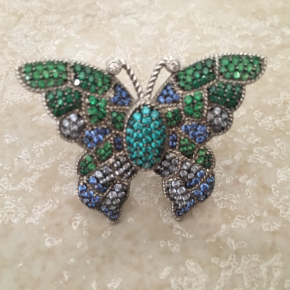 Judith Ripka Cocktail Ring-blue - Picture 5 of 6